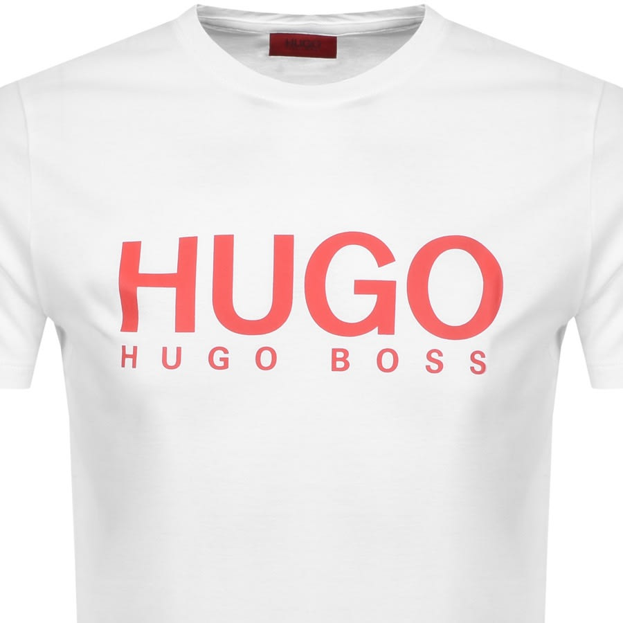Alternative Image for ProductHUGO Dolive Crew Neck T Shirt White2